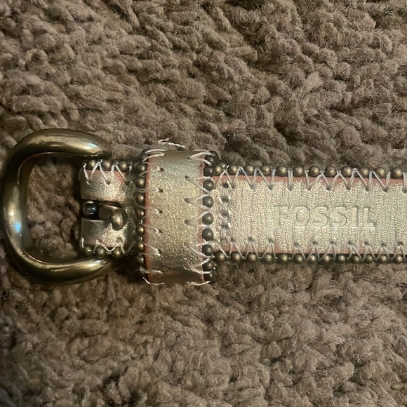 Fossil Gold Medium Belt - Picture 1 of 10
